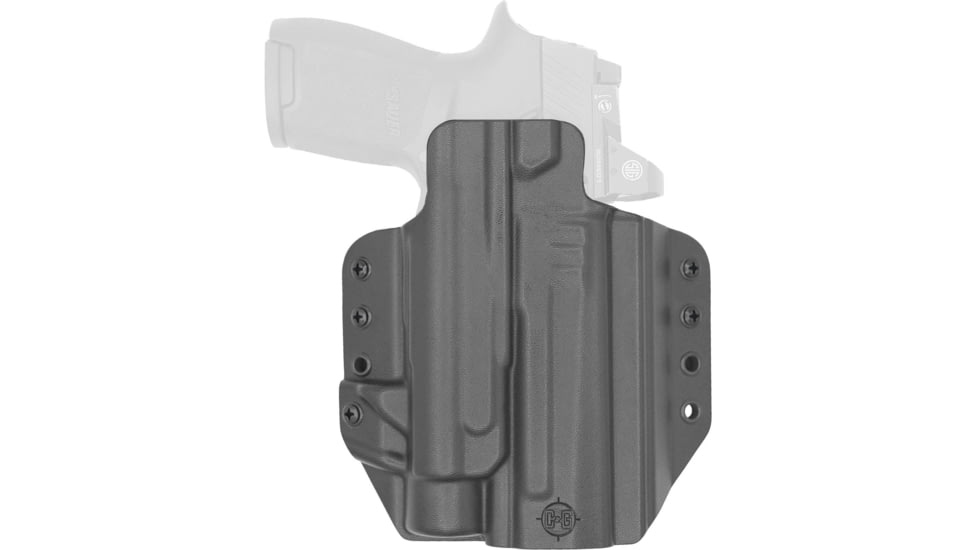 C&amp;G Holsters Tactical OWB Belt Holster, Sig Sauer P320c/M18 CT207, Left Hand, Black, 5299-100