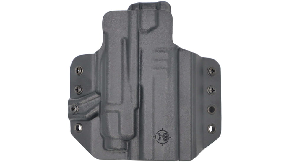 C&amp;G Holsters Tactical OWB Belt Holster, Sig Sauer P320c/M18 TLR8, Left Hand, Black, 5293-100