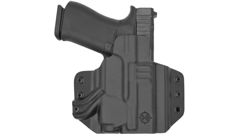 C&amp;G Holsters Tactical OWB Holster, Glock 43/48 w/ Surefire XSC, Right Hand, Matte, Black, 819828029519