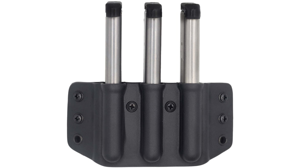 C&amp;G Holsters Triple Slim Magazine OWB Holster, 2011, Ambidextrous, Black, 4081-100