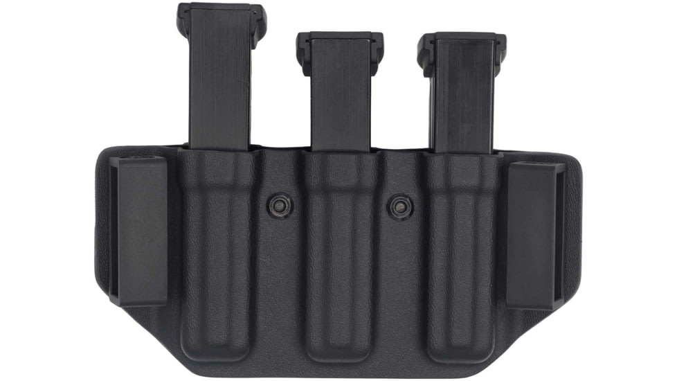C&amp;G Holsters Triple Slim Magazine OWB Holster, 2011, Ambidextrous, Black, 4081-100
