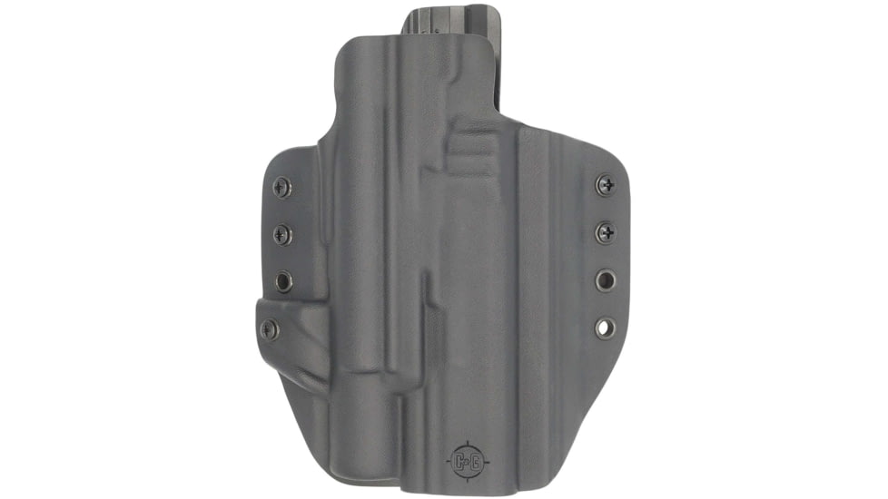 C&amp;G Holsters Tactical OWB Belt Holster, Walther PDP 5/4.5/4 XH50, Left Hand, Black, 5369-100