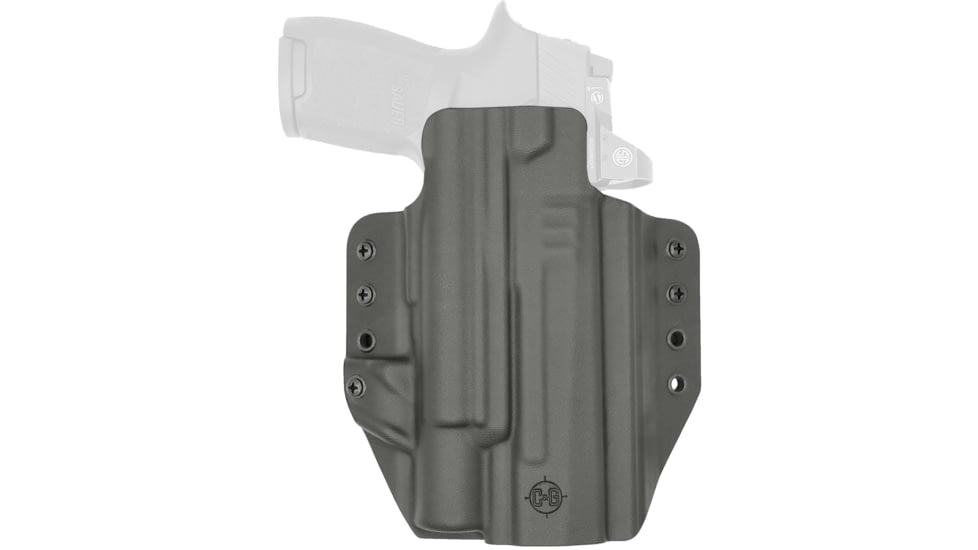C&amp;G Holsters Tactical OWB Belt Holster, Sig Sauer P320/M17/P320c/M18 XH50, Right Hand, Black, 5280-100