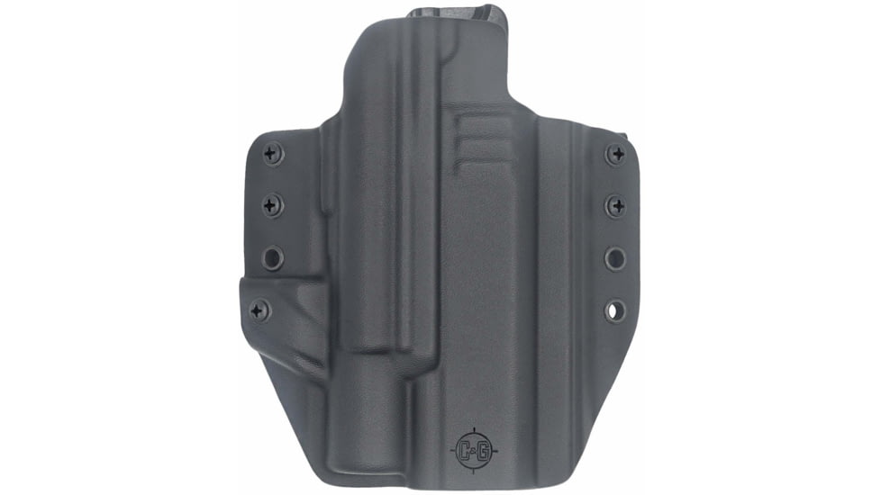 C&amp;G Holsters Tactical OWB Belt Holster, 1911 5/4.25/3.5 XH50, Right Hand, Black, 5098-100