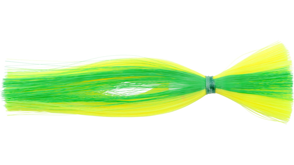 C&amp;H Lures Sea Witch Trolling Lure, 1.5 oz Head, Chartreuse/Green Skirt, CH-NSW07-1.5