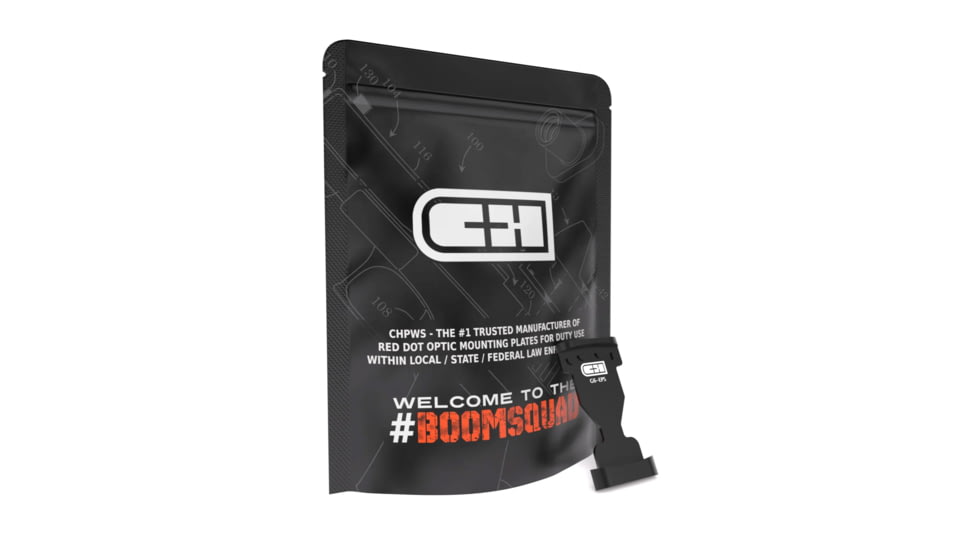 C&amp;H Precision Weapons Glock Gen 6 Adapter Plate, Holosun EPS, Anodized, Black, G6-EPS