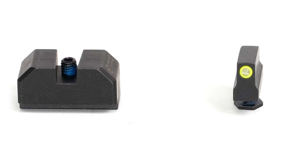 C&amp;H Precision Weapons Back Up Iron Sights For Rmr/holosun On Glock/walther Pdp-optics Ready/direct Milled Slides - BUIS-GL-RH-285TF-285BR
