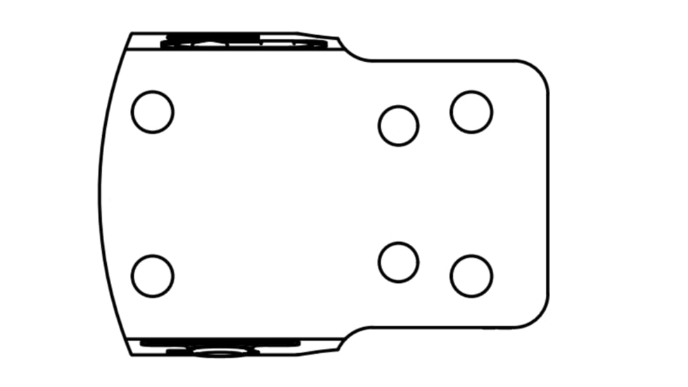 C&amp;H Precision Weapons Direct Mount Optic for Sig Sauer Optics Ready Pistols