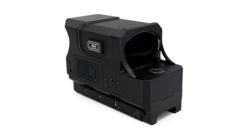 C&amp;H Precision Weapons ERD-1 1x 27.5x36mm Red Dot Sight, Multi-Reticle, Black, RD-ERD-1-MR