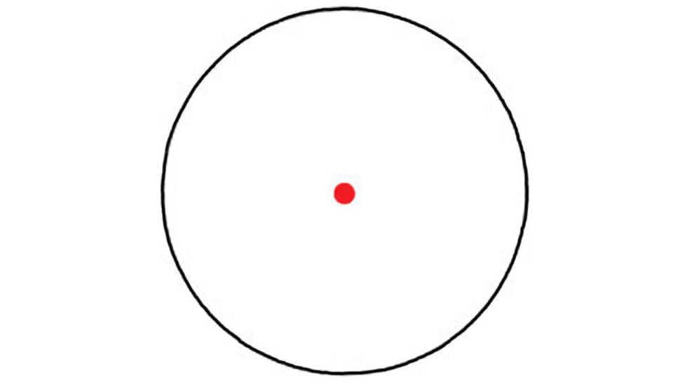 C&amp;H Precision Weapons ERD-2 1x22mm Automatic Dimming Red Dot, 3 MOA, Black, RD-ERD-2-RD