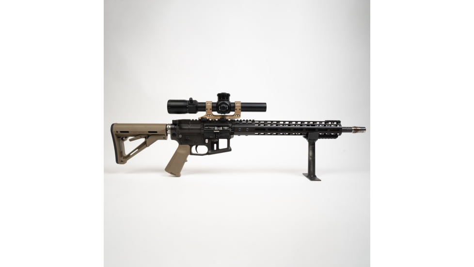 C&amp;H Precision Weapons LPVO 2-12x24mm 30mm Tube Rifle Scope, First Focal Plane, Glass-Etched Reticle, Black, RD-LPVO-RD