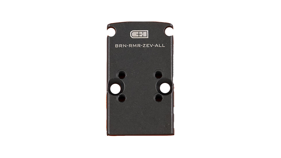C&amp;H Precision Weapons Optics Adapter Plate, Brownells RMR Footprint w/ ZEV Posts to All Other Optics, BRN-RMR-ZEV-ALL