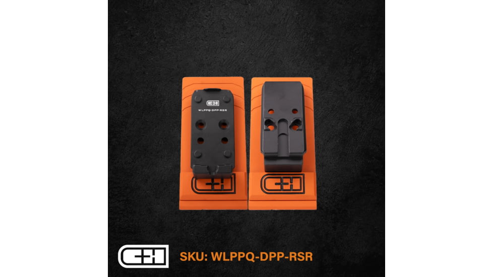 C&amp;H Precision Weapons Optics Adapter Plate Walther PPQ/Q4/Q5, Leupold Delta Point Pro - Rear Sight Rear, WLPPQ-DPP-RSR