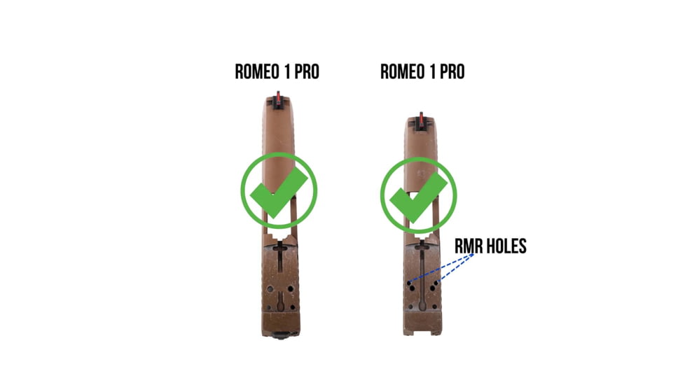 C&amp;H Precision Weapons SIG X-Series Romeo1 Pro Adapter Plate, Trijicon RMR/SRO, HOLOSUN 407C, 507C, 508T w/ GLOCK Dovetail, Black, SGX-RSH-GDT