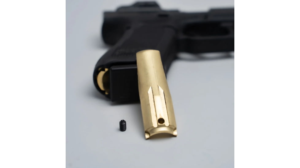 C&amp;H Precision Weapons Speed Feed Pro - Brass For Glock 19 Gen 5, GL-SPEEDFEED-19-BR