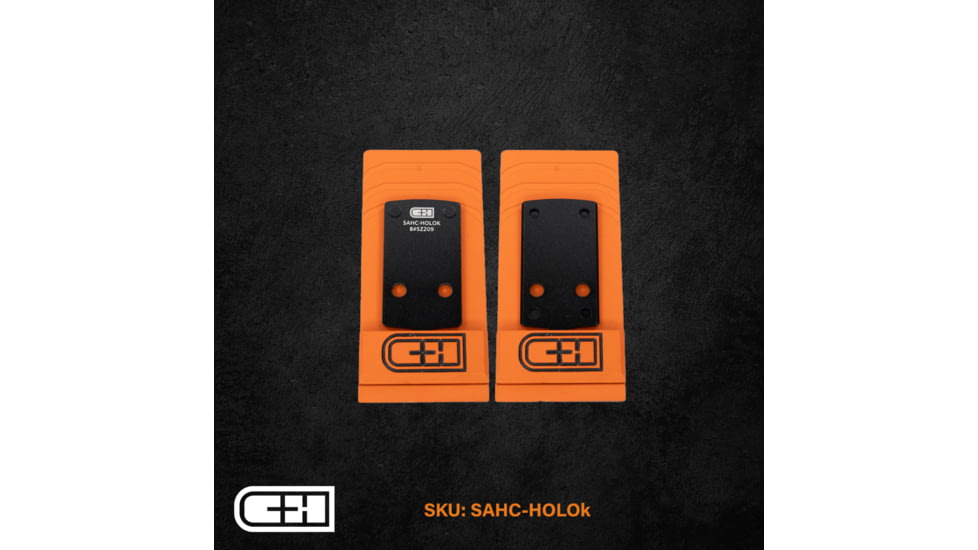 C&amp;H Precision Weapons Springfield Hellcat w/ RMSc Footprint Adapter Plate, Holosun 407k, 507k, EPS, EPS Carry, Black, SAHC-HOLOk