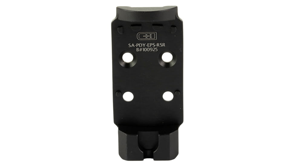 C&amp;H Precision V4, Optic Mounting Adapter Plate, Springfield Prodigy, Holosun EPS/EPS Carry, Matte Finish, Black SA-PDY-EPS-RSR