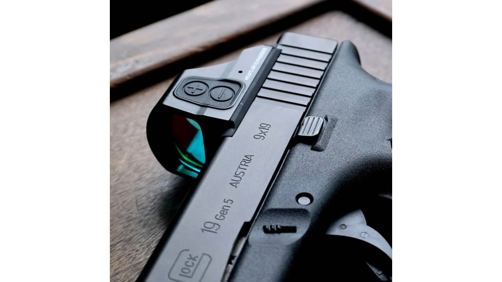 C&amp;H Precision Weapons V4 MIL/LEO Adapter Plate, Glock MOS, Trijicon RMR, SRO, Holosun 407C, 507C, 508C, 508T, Black, GL-RSH