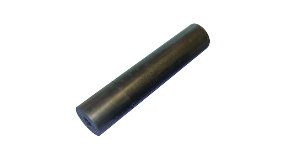 C.H. Yates Rubber Molded Straight Side Guide Roller - 12in x 2.5in x 0.5in., Black, 12243-4P