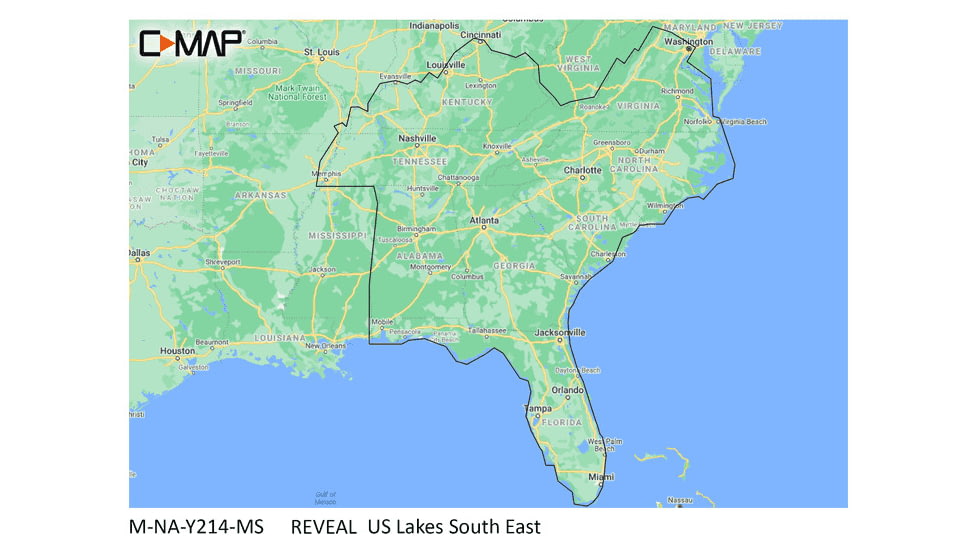 C-MAP Reveal US Lakes