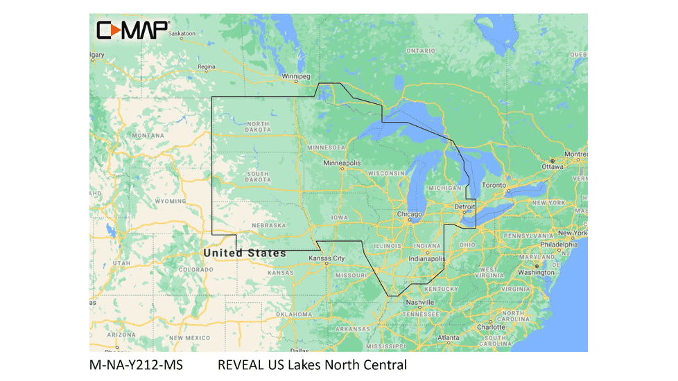 C-MAP Reveal US Lakes