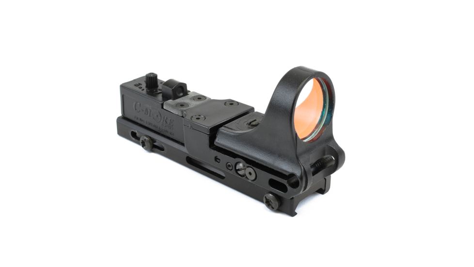 C-MORE Railway Red Dot Sight w/Standard Switch, Black, 2 MOA RWB-2
