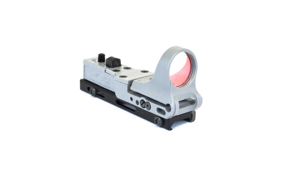 C-MORE Railway Red Dot Sight w/Standard Switch, Gray, 6 MOA RWG-6