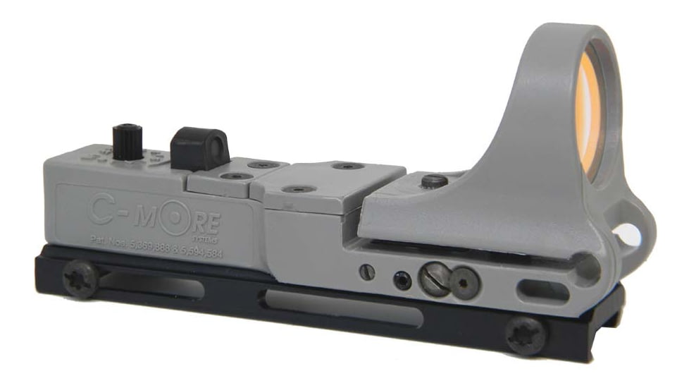 C-MORE Railway Red Dot Sight w/Standard Switch, Gray, 12 MOA RWG-12