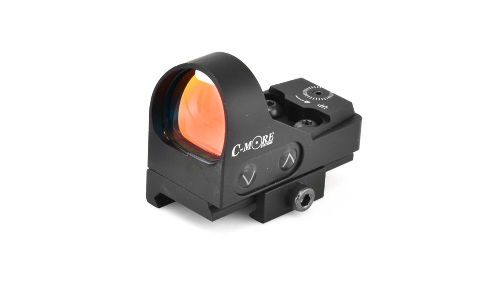 C-MORE RTS2R Red Dot Sight, Black, 6 MOA RTS2RB-6
