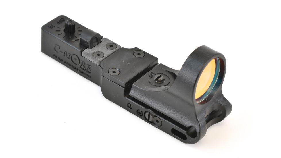 C-MORE SlideRide Red Dot Sight w/Standard Switch, Black, 8 MOA SRB-8