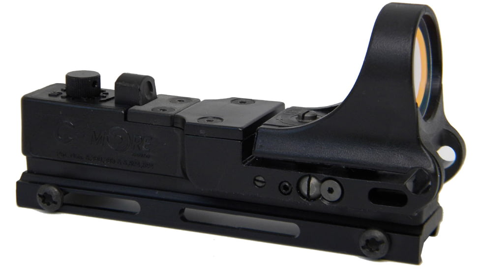 C-MORE Tactical Railway Red Dot Sight w/Click Switch, Black, 2 MOA CTRWB-2