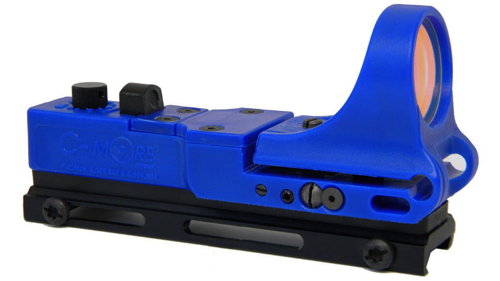 C-MORE Tactical Railway Red Dot Sight w/Click Switch, Blue, 8 MOA CTRWBB-8