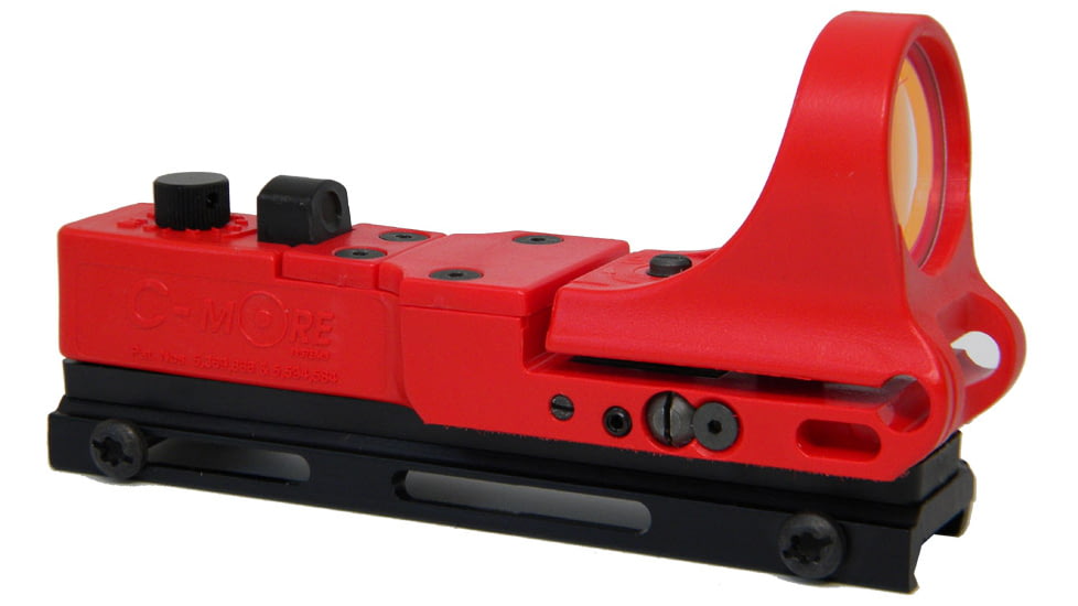 C-MORE Tactical Railway Red Dot Sight w/Click Switch, Red, 8 MOA CTRWR-8