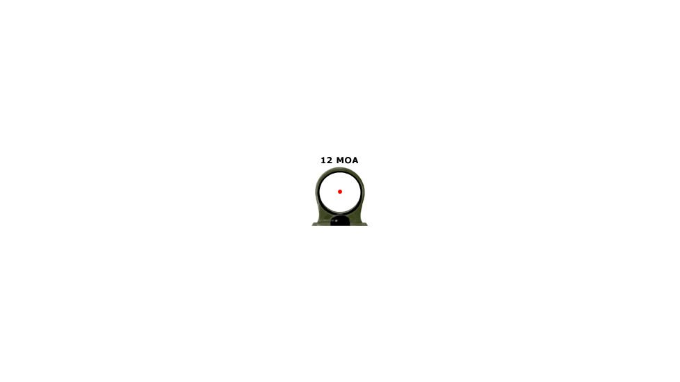 C-MORE Serendipity Red Dot Sight w/Click Switch,Frame Width .750in,Red, 12 MOA CSL750R-12