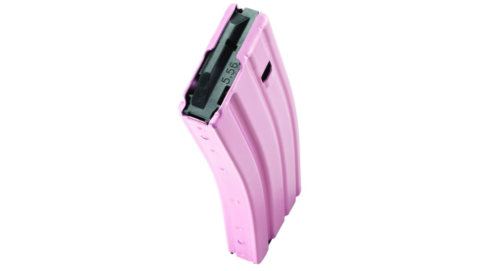 Duramag Speed Rifle Magazine, 5.56, .223, 300BLK, 10-Round, Anodized T360 Coatin, Pink, 10rd, 3023003175CPDL10-10RD