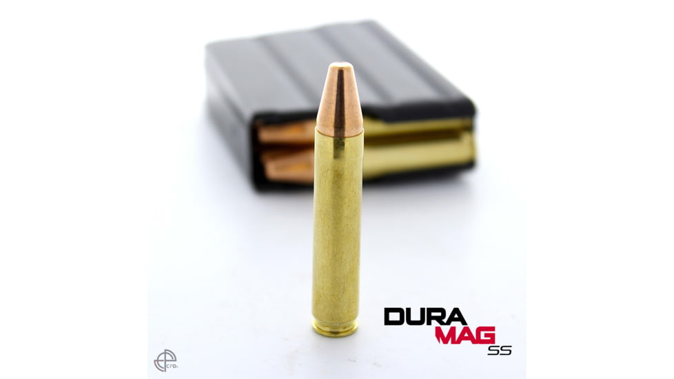 Duramag SS Stainless Steel Magazine, Everflex Spring CPD Plate, .350 Legend, 10RD, T360 Coating, Black/Orange, 1035041178CPD-10RD
