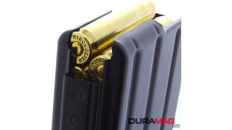 Duramag SS Stainless Steel Magazine, Everflex Spring CPD Plate, .350 Legend, 10RD, T360 Coating, Black/Orange, 1035041178CPD-10RD