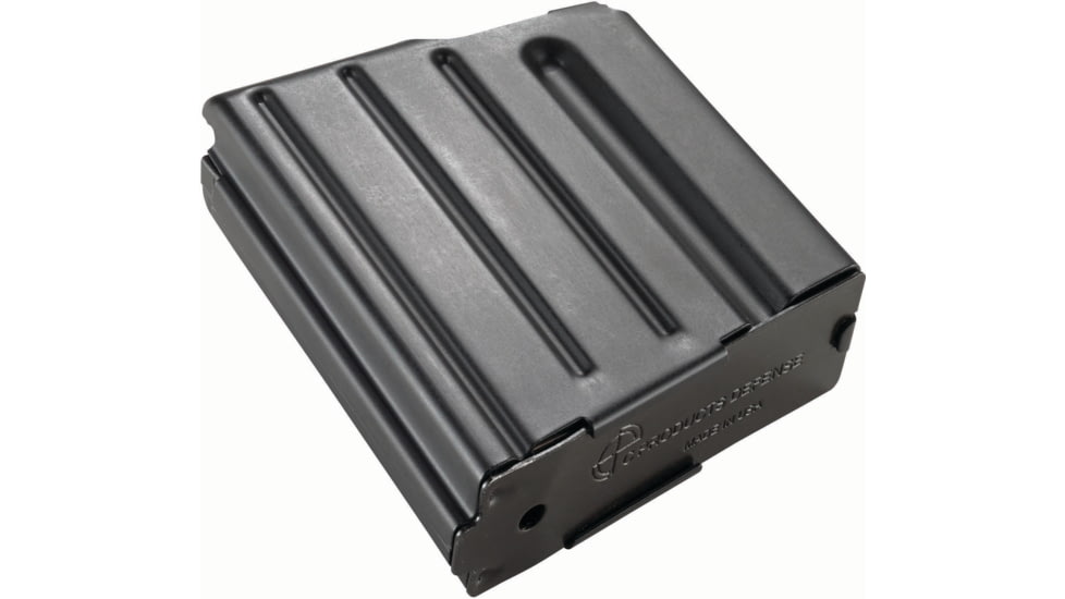 USED Duramag Stainless Steel Magazine, CS Spring CPD Plate, 7.62x51mm/.308/6.5 Creedmoor, 5RD, Proprietary, Black/Black, 5X08041185CPD-5RD, EDEMO2