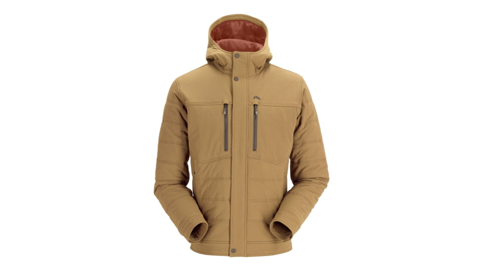 Simms Fishing Products Cardwell Hooded Jackets - Mens, Camel, M, 13599-259-30