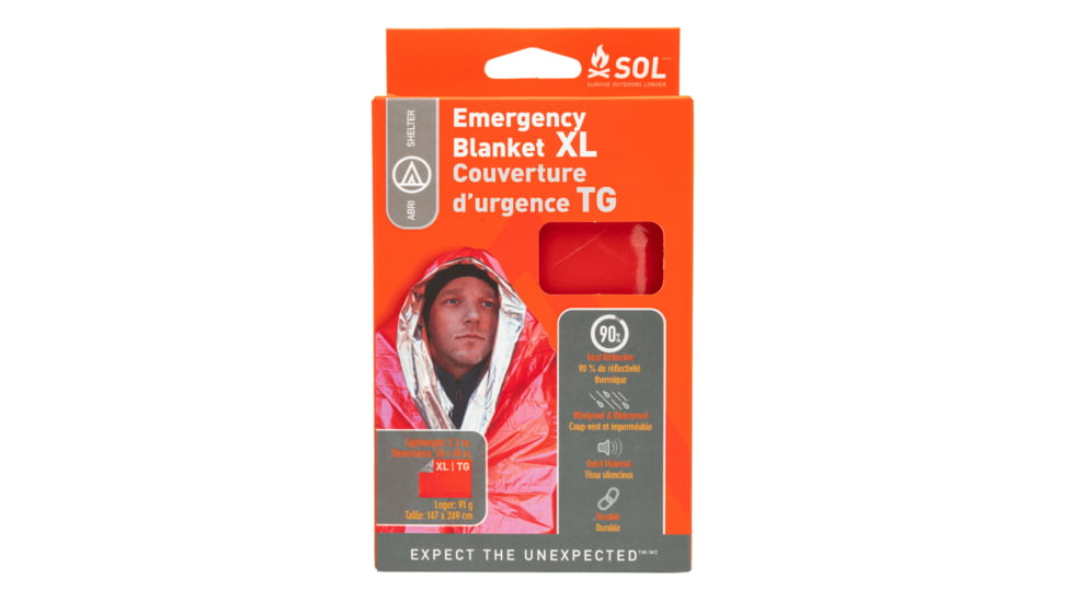 Adventure Medical Kits Emergency Blanket XL 56002D9B, 0140-1701