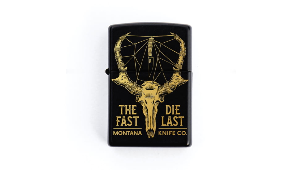 Montana Knife Company Speedgoat Traditional Windproof Zippo Lighter, Multi, One Size, MKC-000050