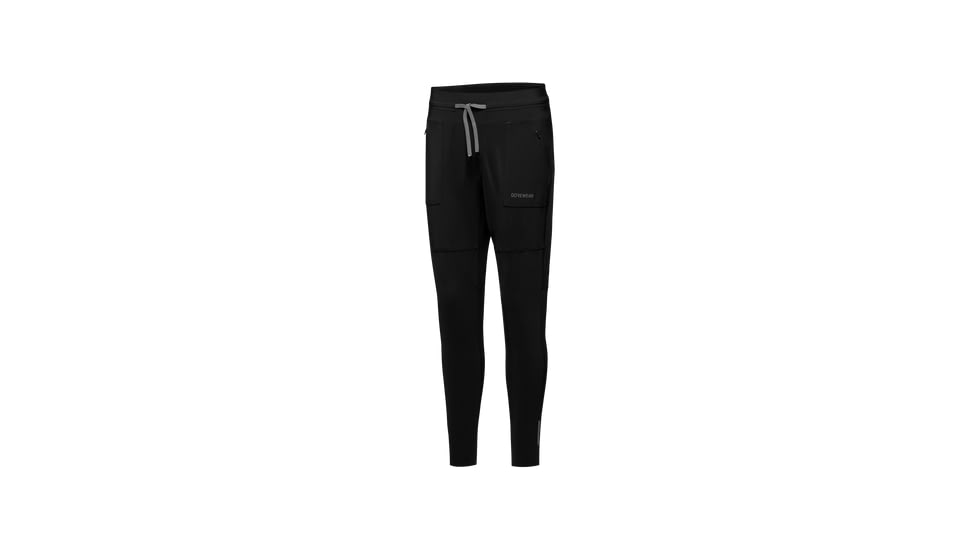GOREWEAR Everyday Track Running Pants Womens in Black Small 4-6 Slim fit E3B9ACA0, 101097-9900-38