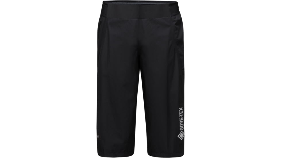 GOREWEAR Mens Endure GORE-TEX Cycling Shorts in Black Large Regular fit Waterproof F0C49AEA, 101012-9900-XL