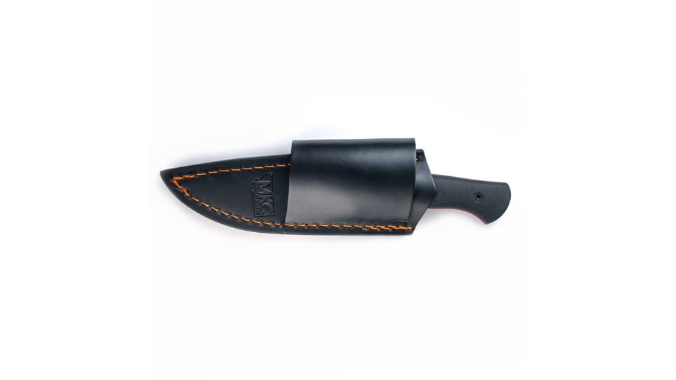 Montana Knife Company BLACK/ORANGE BLACKFOOT 2.0 LEATHER SHEATH - HORIZONTAL CARRY 1A72003F, MKC-001072