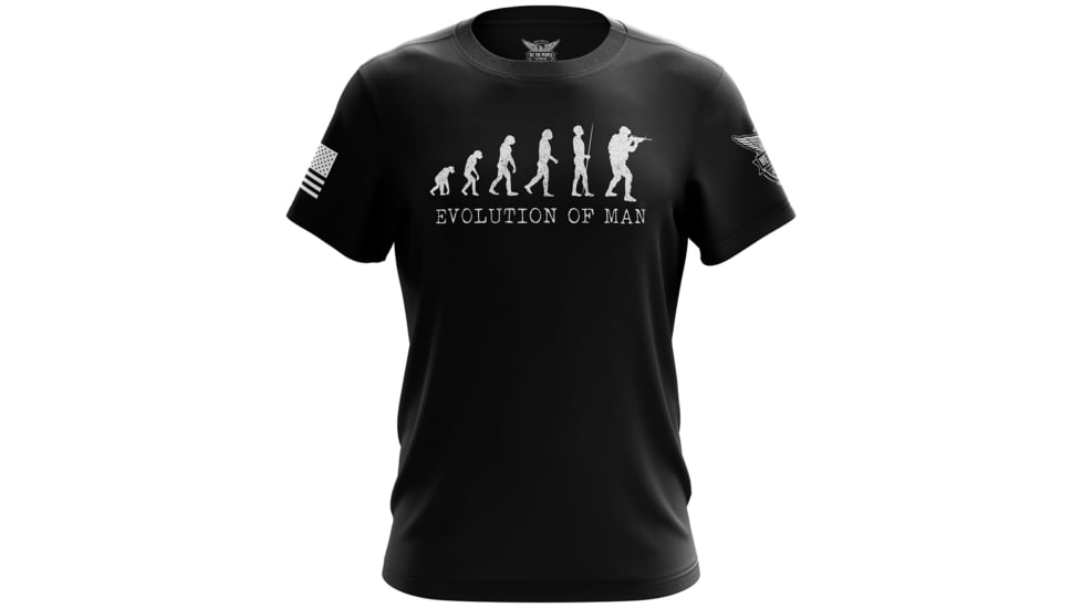 Wethepeopleholsters.Com Evolution of Man Short Sleeve Shirt, evolution-of-man-short-sleeve-shirt
