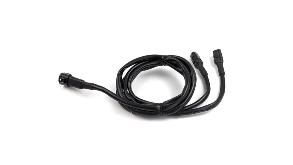 Denali Electronics Replacement Driving Light Extension Cable w/ Y-Splitter, Black, 5.5ft, light-exion-plitter-C