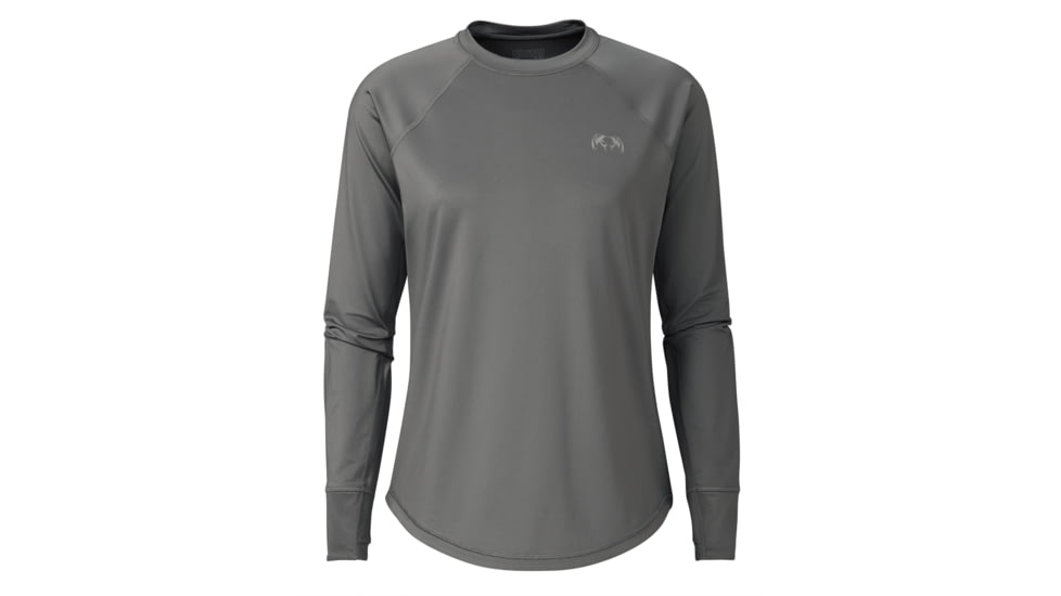 KUIU Gila Long Sleeves Crew Hunting Shirt - Women's, Stone, XL, Adult, Female, 7583864389790