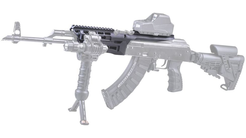 EDEMO Command Arms Accessories AK47/AK74 Five Rail Aluminum Handguard System Black, EDEMO3