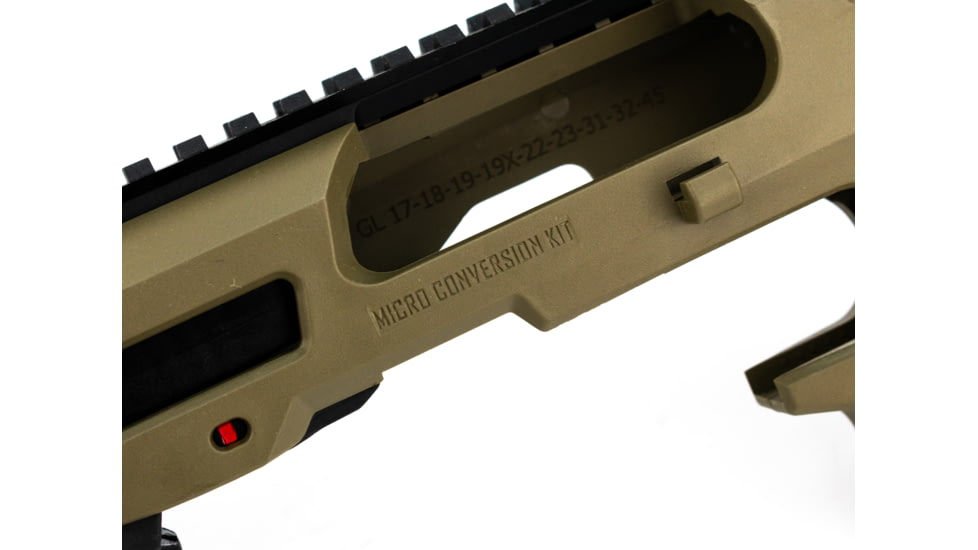 CAA Glock MCK - Micro Conversion Kit, Glock 17/19/19X/22/23/31/32/45, Long Stabilizer, OD Green, MCKG