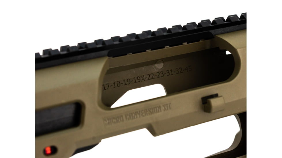 CAA Glock MCK - Micro Conversion Kit, Glock 17/19/19X/22/23/31/32/45, Long Stabilizer, OD Green, MCKG